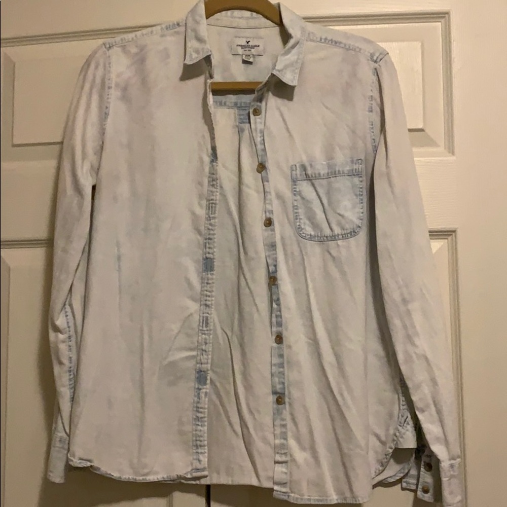 Denim Button down long sleeve